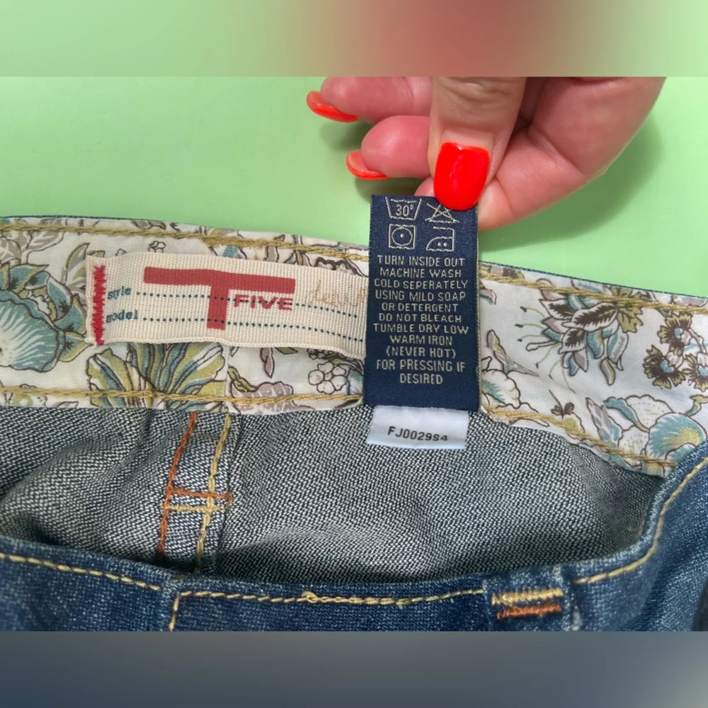 LOW RISE VINTAGE Women’s Blue Denim Jeans - Classic Bootcut SIZE 1 - Picture 13 of 15